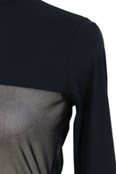 여성을위한 하이 넥 셔츠 Castelbajac 스포츠 골프 착용