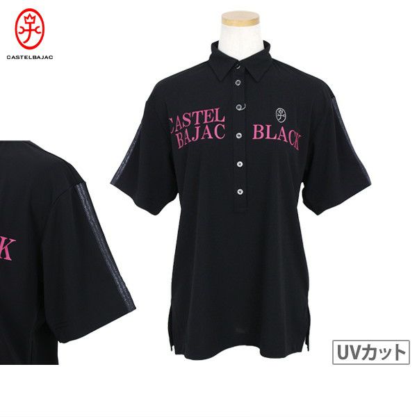 Polo shirt for women Castelbajac SPORT BLACK Line 2025 Spring/Summer New Golf Wear