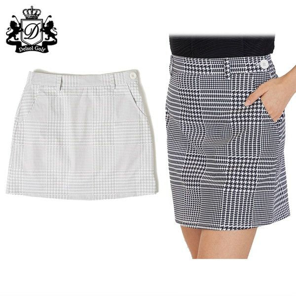 Women's Skirt DELSOL GOLF 2025 Spring/Summer New Golf Wear