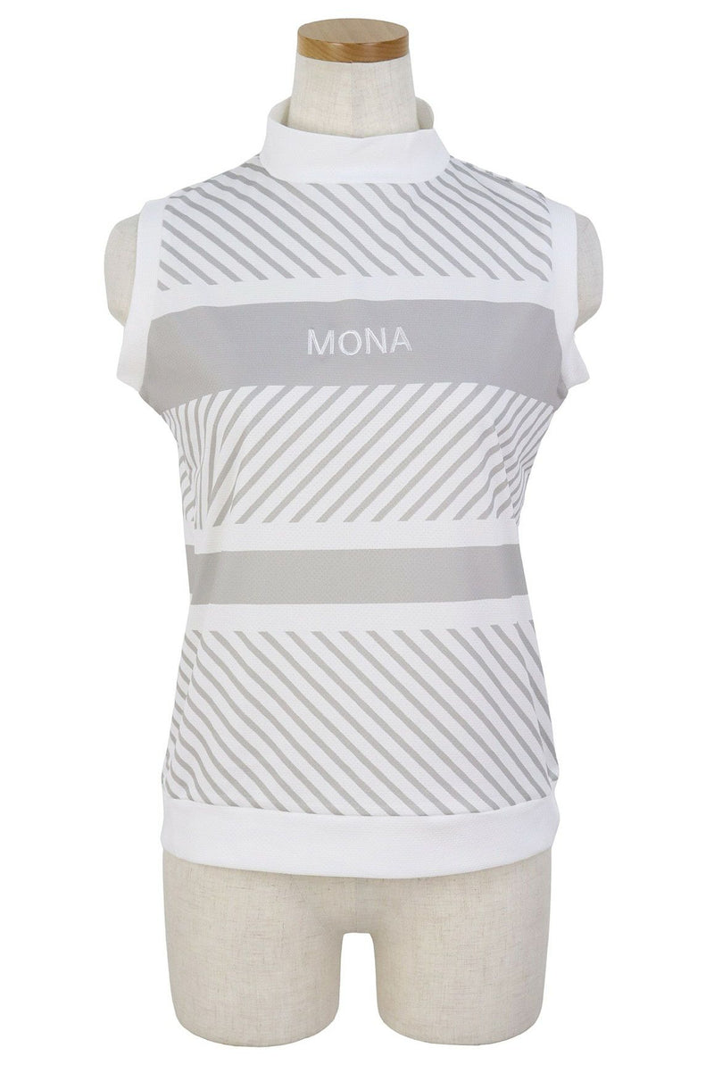 High neck shirt for women Mona DELSOL 2025 Spring/Summer New Golf Wear