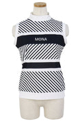 High neck shirt for women Mona DELSOL 2025 Spring/Summer New Golf Wear