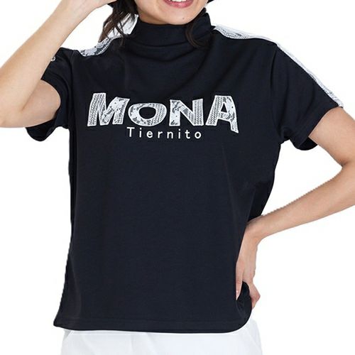 High neck shirt for women Mona DELSOL 2025 Spring/Summer New Golf Wear
