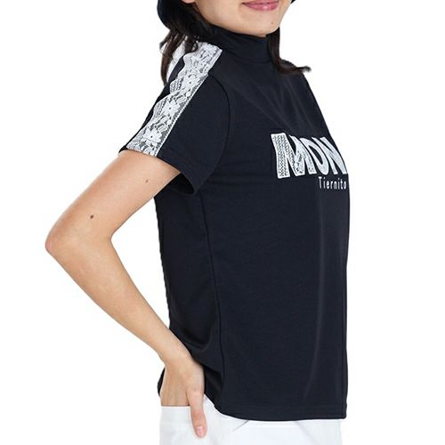 High neck shirt for women Mona DELSOL 2025 Spring/Summer New Golf Wear