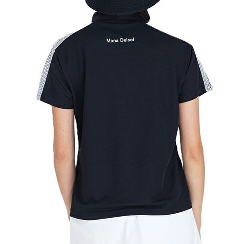 High neck shirt for women Mona DELSOL 2025 Spring/Summer New Golf Wear