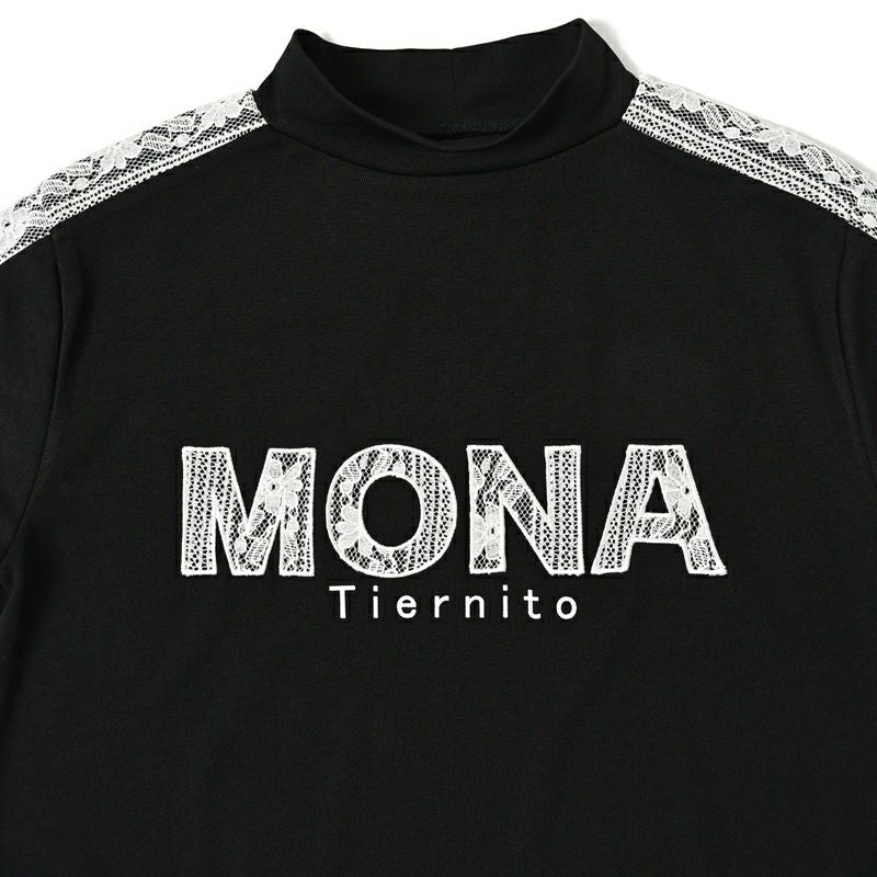 High neck shirt for women Mona DELSOL 2025 Spring/Summer New Golf Wear
