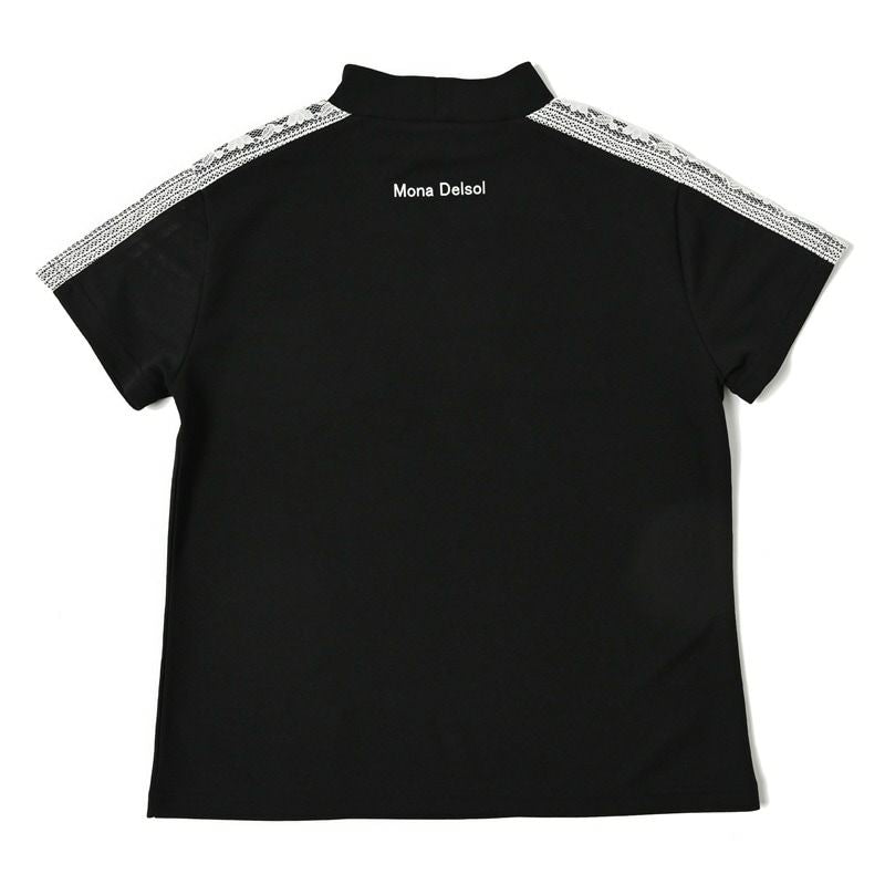 High neck shirt for women Mona DELSOL 2025 Spring/Summer New Golf Wear