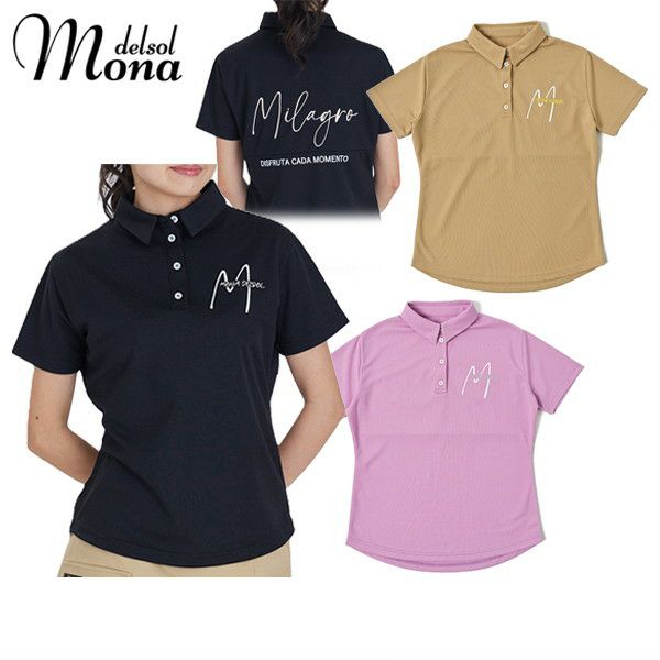 Polo shirt for women Mona DELSOL 2025 Spring/Summer New Golf Wear