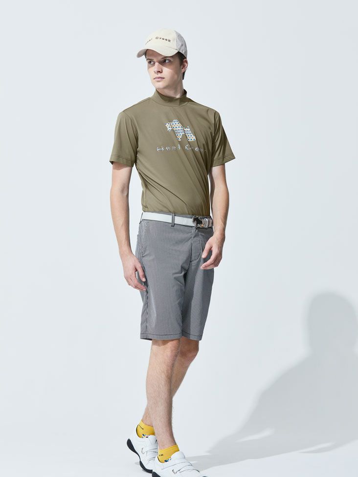 High Neck Shirt for Men Heal Creek 2025 Spring/Summer New Golf Wear