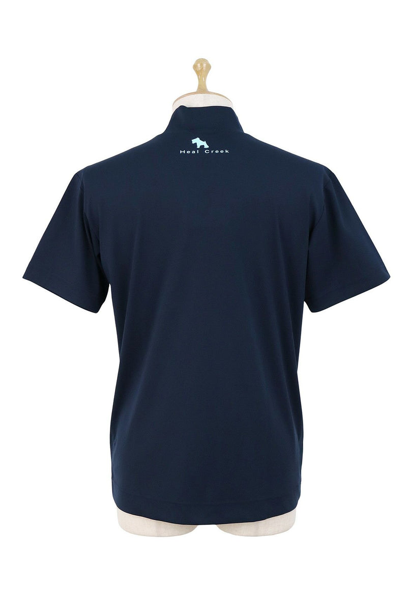 High Neck Shirt for Men Heal Creek 2025 Spring/Summer New Golf Wear