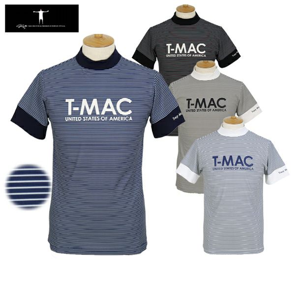 高领衬衫男士茶mac T-MAC高尔夫球服