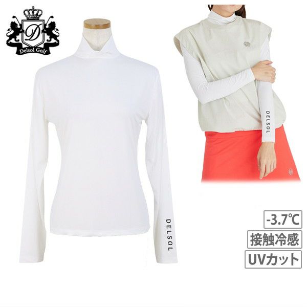 High neck shirt for women Delsol Golf DELSOL GOLF 2025 Spring/Summer New Golf Wear
