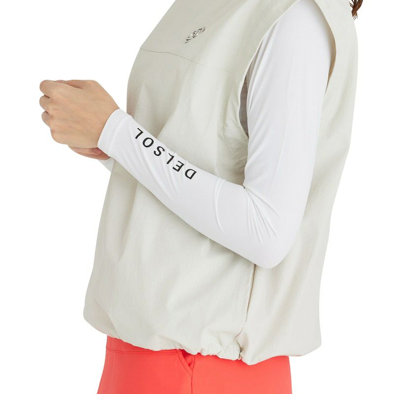 High neck shirt for women Delsol Golf DELSOL GOLF 2025 Spring/Summer New Golf Wear