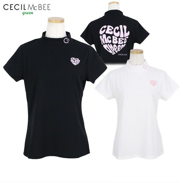 High neck shirt for women CECIL McBEE green Cecil McBEE green 2025 Spring/Summer New Golf Wear