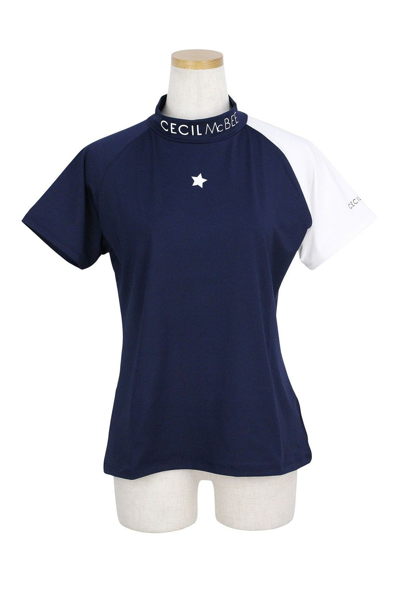 High neck shirt for women CECIL McBEE green Cecil McBEE green 2025 Spring/Summer New Golf Wear