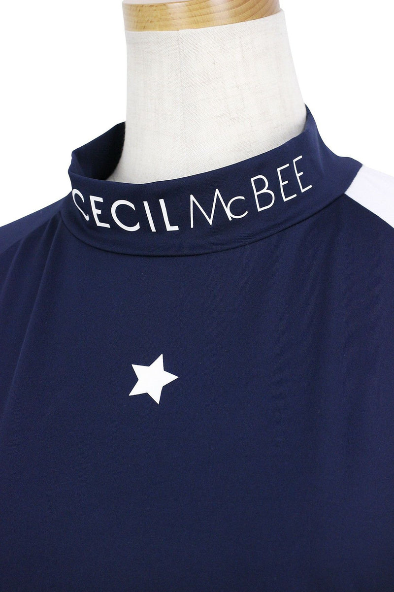 High neck shirt for women CECIL McBEE green Cecil McBEE green 2025 Spring/Summer New Golf Wear