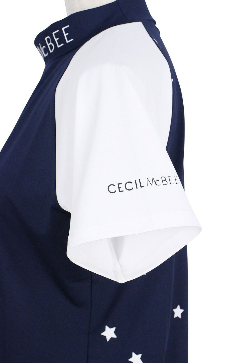 High neck shirt for women CECIL McBEE green Cecil McBEE green 2025 Spring/Summer New Golf Wear