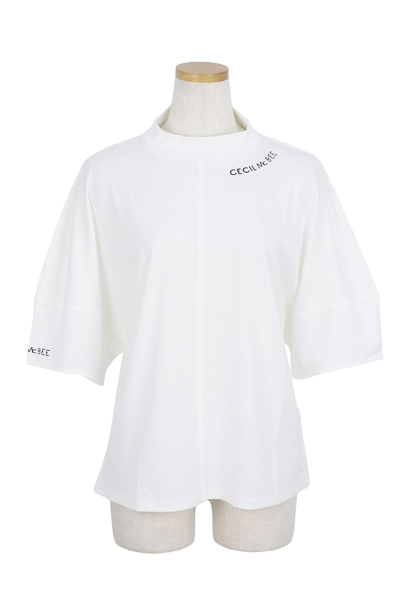 High neck shirt for women CECIL McBEE green Cecil McBEE green 2025 Spring/Summer New Golf Wear