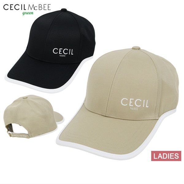 Women's Cap CECIL McBEE Green Cecil McBEE Green 2025 Spring/Summer New Golf