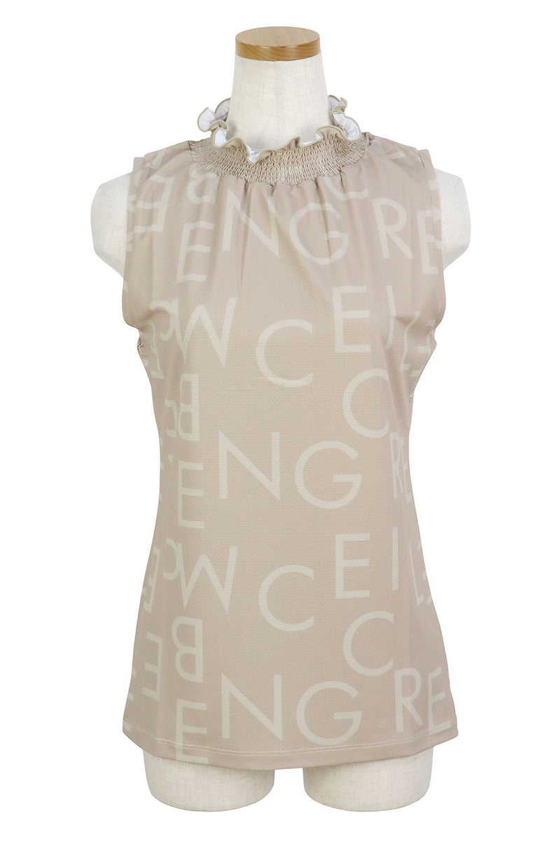 High neck shirt for women CECIL McBEE green Cecil McBEE green 2025 Spring/Summer New Golf Wear