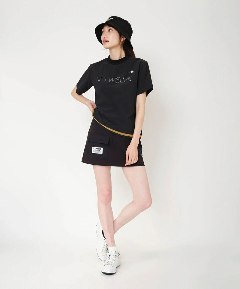 High neck shirt for women V12 golf V-Twelve 2025 Spring/Summer New Golf Wear