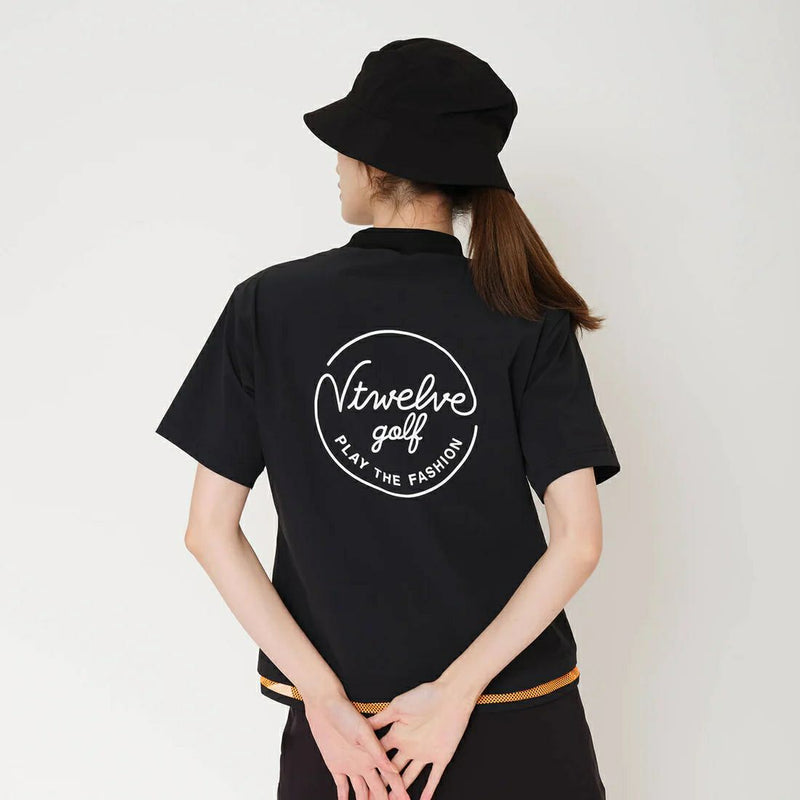 High neck shirt for women V12 golf V-Twelve 2025 Spring/Summer New Golf Wear