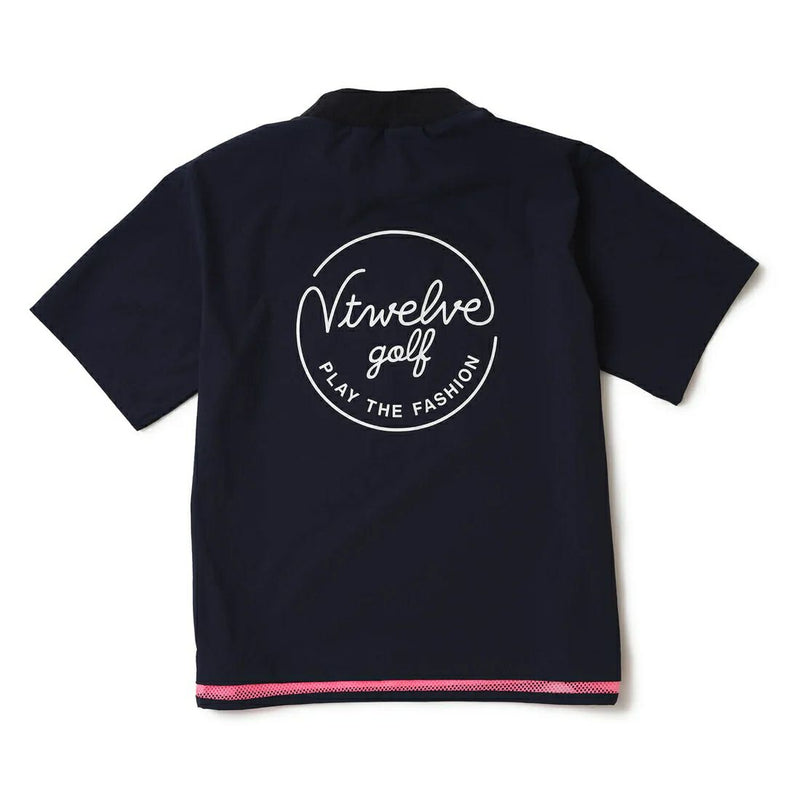 High neck shirt for women V12 golf V-Twelve 2025 Spring/Summer New Golf Wear