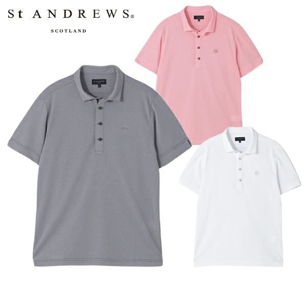 ポロシャツ メンズ セントアンドリュース St ANDREWS 2025 春夏 新作 ゴルフウェア