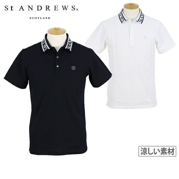 polo衫男士圣安德鲁斯St ANDREWS 2025春夏新款高尔夫球服