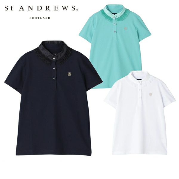 ポロシャツ レディース セントアンドリュース St ANDREWS 2025 春夏 新作 ゴルフウェア