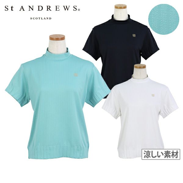High neck shirt for women St Andrews St ANDREWS 2025 Spring/Summer New Golf Wear