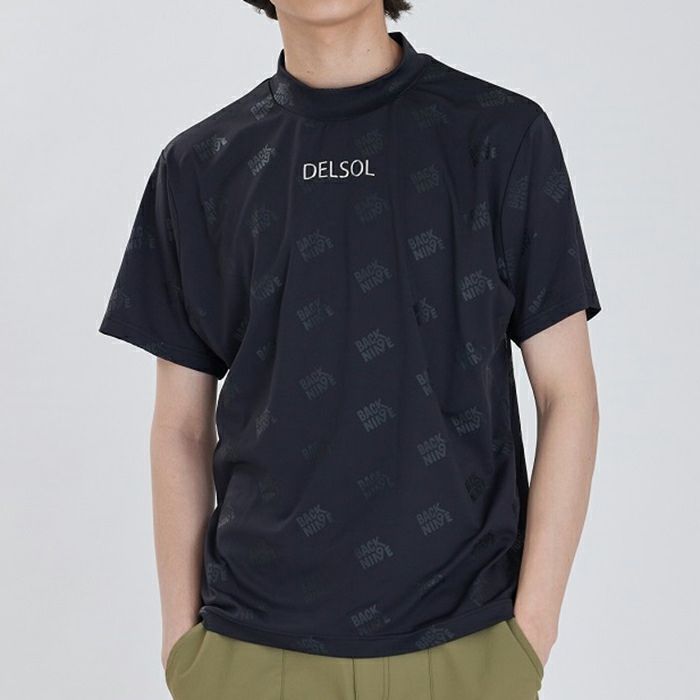 ハイネックシャツ メンズ デルソルゴルフ DELSOL GOLF 2025 春夏 新作 ゴルフウェア