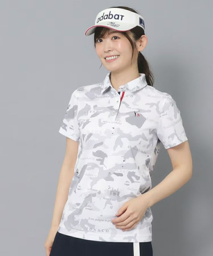 polo衫女士adabat 2025春夏新款高尔夫球服