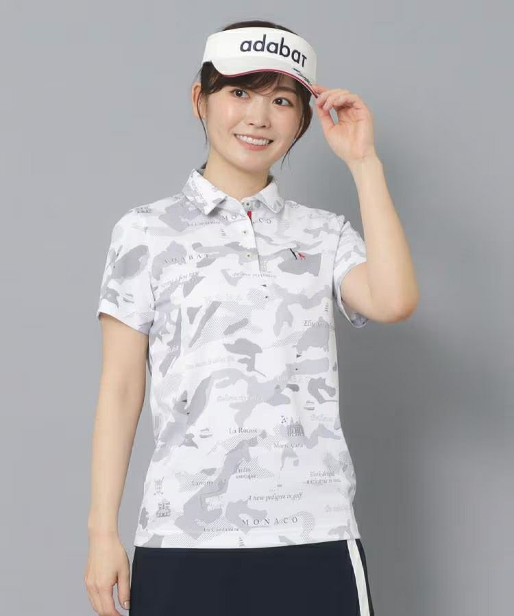 polo衫女士adabat 2025春夏新款高尔夫球服