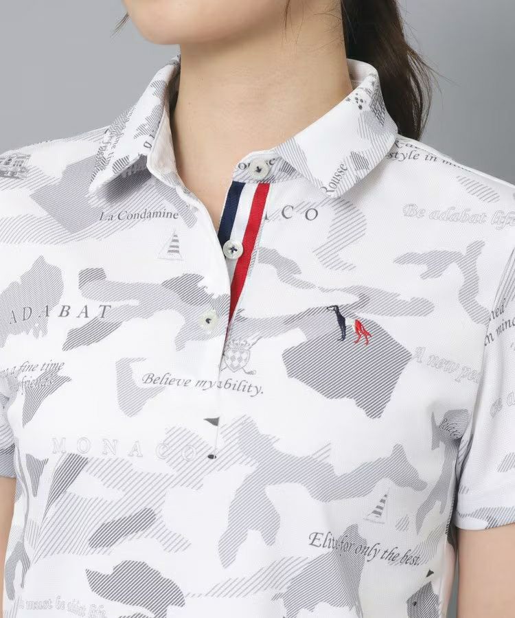 polo衫女士adabat 2025春夏新款高尔夫球服