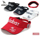 サンバイザー レディース アダバット adabat  ゴルフ