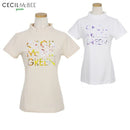 High neck shirt for women CECIL McBEE green Cecil McBEE green 2025 Spring/Summer New Golf Wear