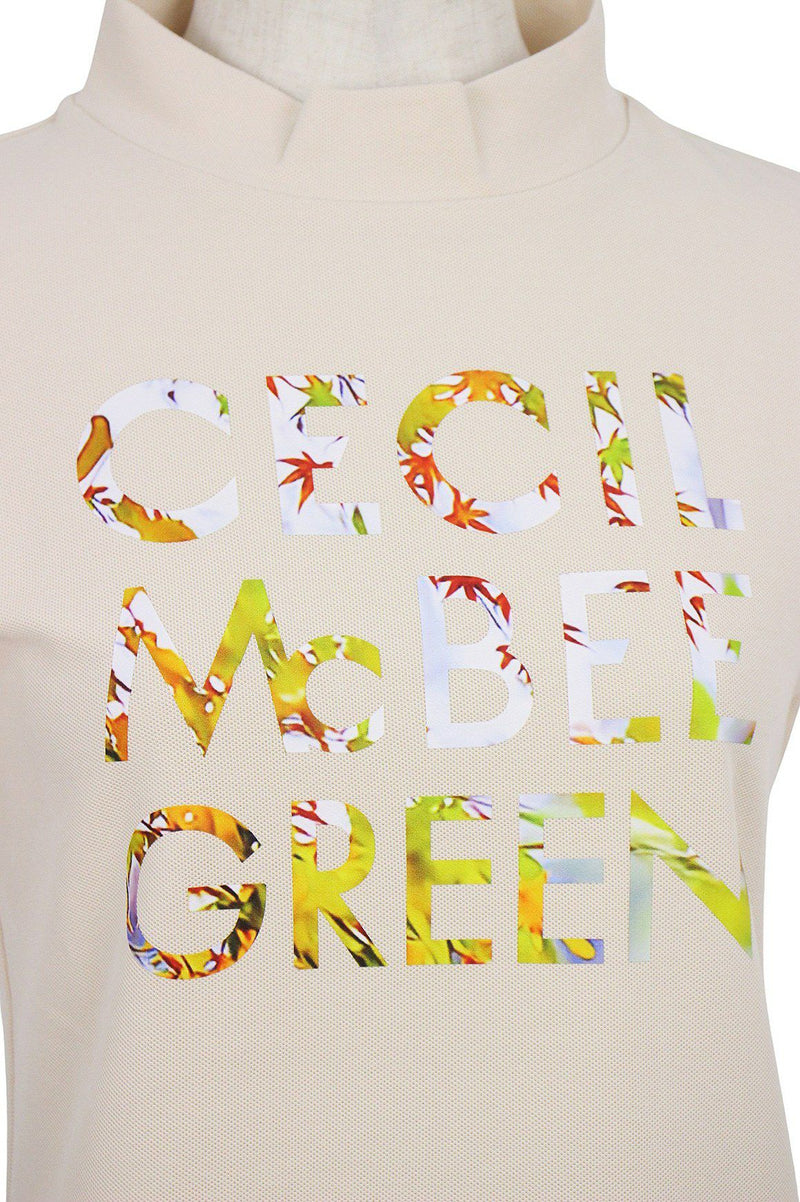 여성을위한 하이 넥 셔츠 Cecil McBee Green Cecil McBee Green 2025 Spring/Summer New Golf Wear