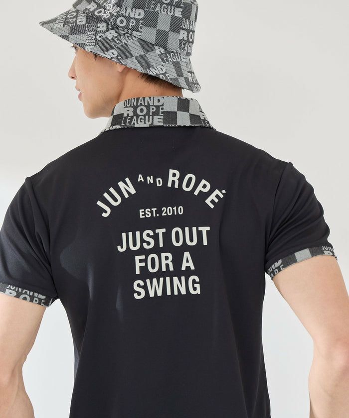 【新品未使用】定価:約2.2万円 ジュンアンドロペ メンズ ポロシャツ Mサイズ JUN&ROPE' 【タイムセール 8/4 13:00迄 10％OFF】ポロシャツ
