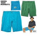 남자 바지 녹색 가장자리 원숭이 골프 착용