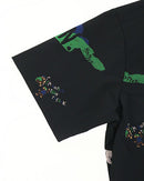 男士休閒襯衫綠色邊緣猴子綠色邊緣猴子高爾夫服裝