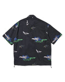 男士休閒襯衫綠色邊緣猴子綠色邊緣猴子高爾夫服裝