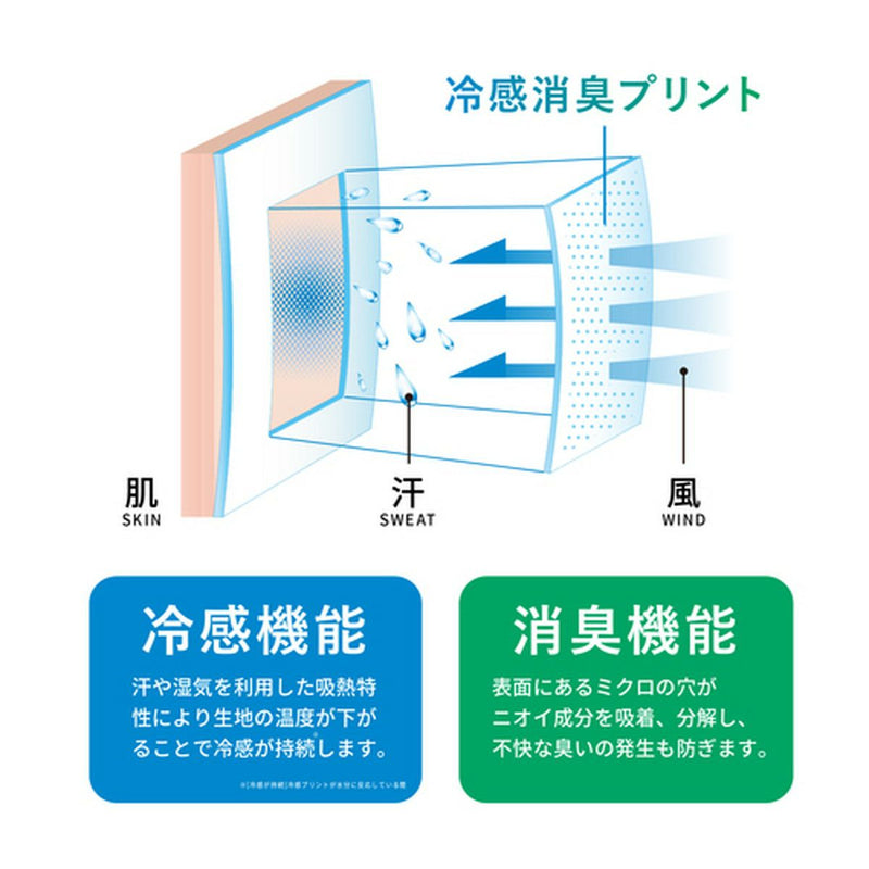 インナーシャツ メンズ フリーズテック FREEZE TECH テレビでも紹介された話題の冷感冷却アイテム 「氷撃 フリーズテック」 ゴルフウェア