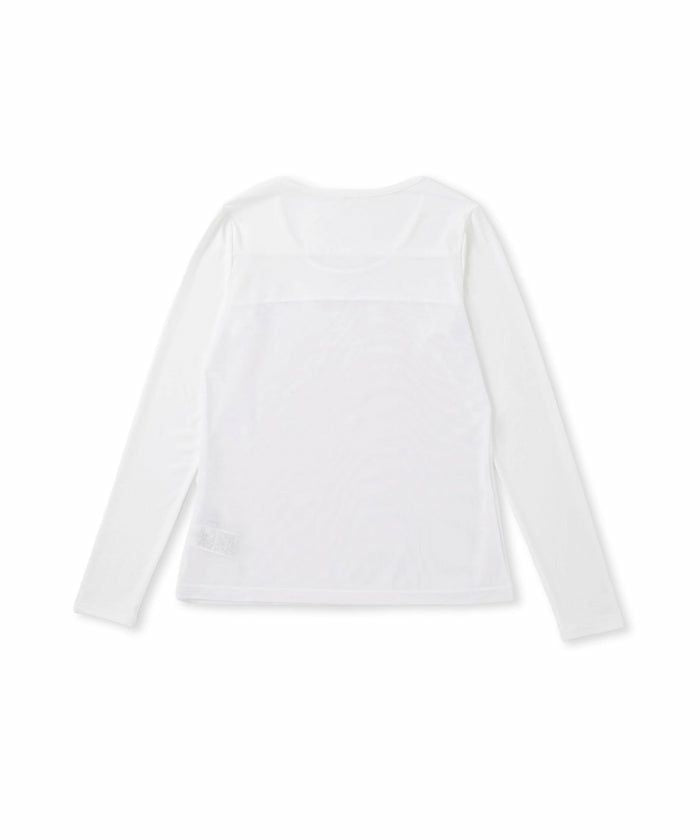 JUN & ROPE 長袖 インナー カットソー ゴルフウェア ホワイト インナーシャツ レディース ジュン＆ロペ ジュンアンドロペ
