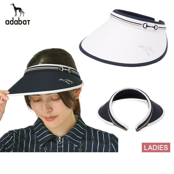 サンバイザー レディース アダバット adabat 2025 秋冬 新作 ゴルフ
