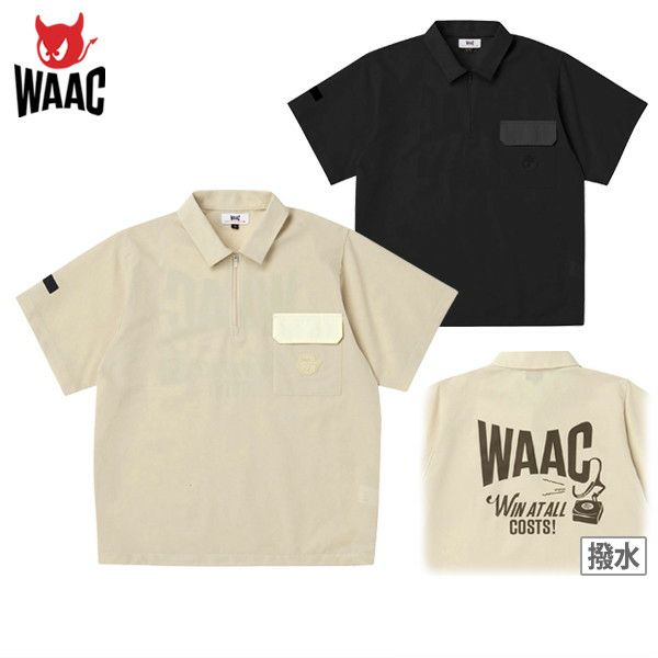 폴로 셔츠 남자 WAC 와이 일본 일본 진품 제품 2025 가을/겨울 새 골프 착용