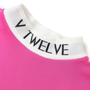 High neck shirt for women V12 golf V-Twelve 2025 autumn/winter new golf wear