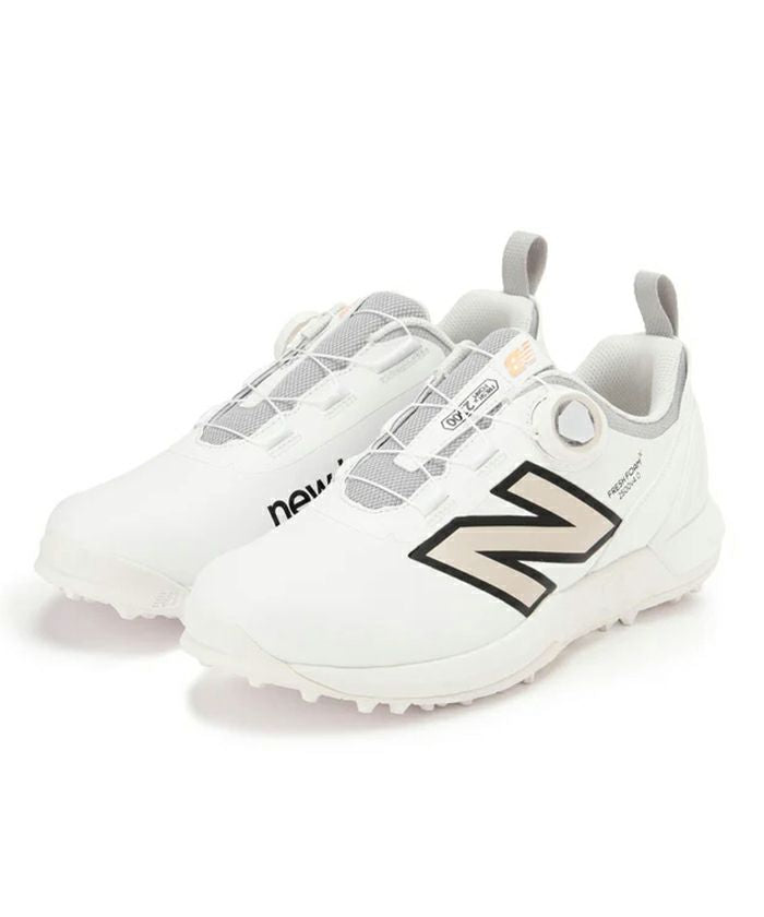 new balance ゴルフシューズ ホワイト　26.5【新品未使用】 USED ニューバランススパイクレスゴルフシューズ 26.5㎝ ホワイトx