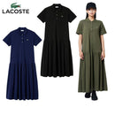 连衣裙女士LACOSTE日本正品2025秋冬新品