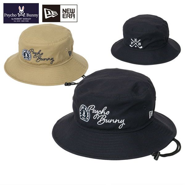 Men's and Women's Hat Psycho Bunny Psycho Bunny Japanese genuine product Psycho Bunny x New Era Golf 2025 Fall/Winter New Golf