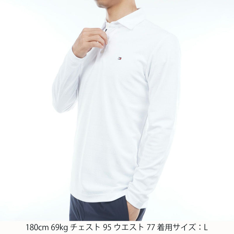 남자 폴로 셔츠 Tommy Hilfiger 골프 일본 공식 제품 2025 가을/겨울 뉴 골프 착용